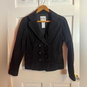 Levi's Women's Black Double-Breasted Blazer